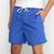 Short Mash Liso Bordado Masculino Azul royal