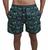 Short Moda Praia Relaxado Tactel Estampado Masculino Alien