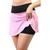 Short saia ginastica fitness academia treino esportivo Preto com rosa