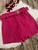 Short Saia Plus Size com Cinto Cintura Alta GG até 50,52 0015 Rosa chiclete