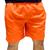 Short Tactel Masculino Colorido Bermuda Lisa Laranja