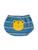 Short Tapa Fralda em Suedine com Punho Listrado Masculino Blue zodiac