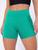 Shorts Academia Feminino Suplex Básico Preto Donna Martins Verde esmeralda