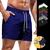 Shorts Bermuda Academia Treino Corrida Masculino TACTEL ELASTANO 723 Azul