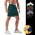 Shorts Bermuda Academia Treino Corrida Masculino TACTEL ELASTANO 723 Verde