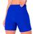 Shorts Bolha Feminino Academia Suplex Básico Donna Martins Azul