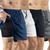 Shorts de Compressão 2x1 Premium de Corrida Masculino Dry-Fit Academia com Bolso Invisivel para Celular Luta Musculação Bermuda Dupla Run Preto