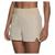 Shorts feminino curto lupo sport summer vibes ziper bolso nf Areia