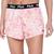 Shorts Fila Flow Elastic F12AT121 Feminino Preto estampado, Rosa