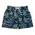Shorts Infantil Estampado Folhagem Mash Azul marinho