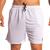 Shorts Masculino 2 em 1 - Segunda Pele de Compressão Bermuda para Academia, Esportes, Corrida Branco