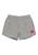 Shorts Moletom Básico Infantil Up Baby Cinza