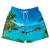 Shorts Tactel Elástico Estampado Mash Verão Azul piscina 613, 97