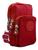 Shoulder Bag Mini Bolsa Lateral Tiracolo Pratica Esportiva Unissex Tipo Kipling Vermelho escuro