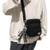 Shoulder Bag Transversal Lateral Bolsa Ombro Masculina Leve Estilosa Lançamento Oferta Impermeável Moderna Espaçosa Preto
