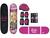 Skate Barbie Fun com Kit de Proteção Rosa