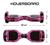 Skate Elétrico Hoverboard Barato Bluetooth Bateria Original Rosa galaxia