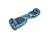 Skate Elétrico Hoverboard Bluetooth Com Alça 6,5" Polegadas Azul camuflado