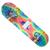 Skate feminino masculino adulto infantil profissional Tie dye colorido