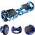 Skate Hoverboard Elétrico Original Bluetooth Com Led Cores Azul