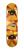 Skate Infantil de Madeira com Lixa 78cm x 22cm com Várias Estampas Lindas Fadinha SK8 Britos
