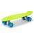 Skate Mini Cruiser Infantil Até 50kg - Dm Toys Verde, Lima