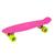 Skate Mini Cruiser Para Crianças Abec Rodas Pu 60mm - Dm Toys Rosa