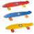 Skate Plástico Colorido Infantil Suporta Até 40kg Para Meninas Meninos Brinquedos Brinquemix Vermelho