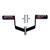 Slider Protetor de Motor Moto Honda Cg Titan 125 Titan 150 ano 2005 à 2019 2020 2021 2022 2023 27045 Preto e Vermelho