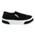 Slip On Feminino em Camurça Com Solado Antiderrapante Tênis Casual Conforto 503-GG Preto