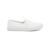 Slip on feminino tenis plataforma casual sapato de couro legitimo confortavel 33 ao 40 Qa 26020 branco