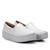 Slip On Somoda Snake Caixa Alta Feminino Branco