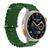 Smart Watch Tela Redonda Compativel iPhone 11 12 13 Pro Max verde