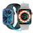 Smart Watch W59 Pro Relogio Inteligente Moderno Serie 9 Lançamento Trava de Pulseira Troca Foto Rosa