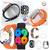 Smart Watch W69 Ultra Max Serie 10 Original Nfc Gps Microwear Kit C/Pulseira Extra Pelicula Case Laranja