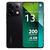 Smartphone xiaomi redmi note 13 pro 5g 256gb 8gb ram 6.67" 200 + 8 + 2mp / 16mp Preto