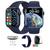 Smartwatch Digital W59 Pro Series 9 Nfc Gps 47mm Lançamento Azul