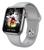 Smartwatch Relogio Inteligente 2 Pulseiras HW16 44mm Chamadas Academia Esportes PRATA