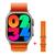 Smartwatch Relógio Inteligente HW9 Ultra Max Amoled 49mm iP67 com 2 Pulseiras Tela 2.2 Laranja