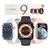 Smartwatch W29 Max 47mm Microwear Notificações Recebe e Faz Chamadas Preto