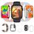Smartwatch W59 Mini Relogio P/Pulso Fino Original C/2 Pulseira Pelicula Case Android iOS Bluetooth Rosa