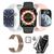 Smartwatch W59 Pro Lançamento Serie 9 Tela 47mm Kit C/ Pulseira Extra + Pelicula Relogio Unissex Rosa