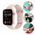 Smartwatch W99+ Série 9 Watch Tela Infinita Amoled Chat gpt Nfc  Para iPhone 8 X XS 11 12 13 14 15 Rosa