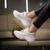 Sneaker Tênis Chunk Feminino Branco Caminhada  sola alta confortavel  Flatform Branco
