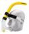Snorkel Respirador Frontal Longo Para Natação Hammerhead Amarelo