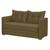 Sofa Cama 02 Lugares Londres Suede Marrom D'monegatto Suede Marrom