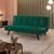 Sofa Cama Atlanta 2 Lugares 177cm PE Talento Móveis Veludo Paris Verde