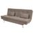 Sofá-Cama com Chaise 188cm Linoforte Rayssa Suede Veludo Espuma D-33 bege