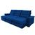 Sofá Coliseu 2.90m Retrátil e Reclinável Super Pillow  azul
