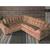 Sofá de canto Madrid Premium 2 metros por 2,45 Suede Velut  Sofa na Web Castor